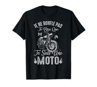 Moto Vintage Je Ne Ronfle Pas Je Rêve Que Je Suis Une Moto T-Shirt