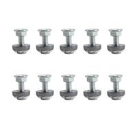 Moto Vis 10 Pièces De Boulons Écrous Et Vis Universels M6 Pour Moto Avec Rondelles Accessoires Vis De Fixation Pour Plaque D'immatriculation Pièces De Rechange Pour Moto