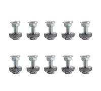 Moto Vis 10 Pièces M6 Boulons Universels Pour Moto Écrous Vis Avec Rondelles Accessoires Vis D'installation De Plaque D'immatriculation Pièce De Rechange Pour Moto