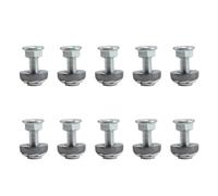 Moto Vis 10pièces M6 Boulons, Écrous Et Rondelles Universels Pour Moto Accessoires Pour Plaque D'immatriculation Vis D'installation Pour Moto Pièce De Rechange