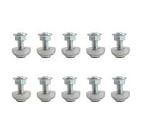 Moto Vis 10pièces M6 Boulons, Écrous Et Rondelles Universels Pour Moto Accessoires Pour Plaque D'immatriculation Vis D'installation Pour Moto Pièce De Rechange