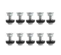 Moto Vis 10pièces M6 Boulons Universel Moto Ecrous Vis Avec Rondelles Accessoires Plaque D'immatriculation Vis D'Installation Moto Pièce De Remplacement