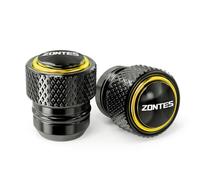 Moto Vis de Bras Oscillant Sliders Spools Béquille de Stand pour Zontes ZT310X 310T 310V ZT310R 310R G1 125 ZT125 ZT125U Accessoires pour motos-2pcs Gold