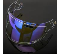 Moto Visière de casque de moto for Arai RX-7X REO XD RX-7V VAS-V, accessoires de remplacement for visière de casque, lentilles colorées anti-rayures, bleu thé(H Aurora Blue)