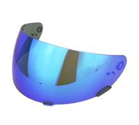 Moto Visière de Casque de Moto for Bell Qualifier DLX MIPS RS-1, Accessoires de Remplacement, visière de Casque, lentilles colorées Anti-Rayures, Bleu Aurore(A Electroplating Blue)