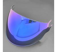Moto Visière de casque de moto for LS2 OF562, visière teintée anti-rayures de remplacement, lentille de protection de style, options multicolores, accessoires de casque, F coloré(D Blue Plating)