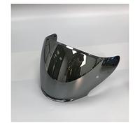 Moto Visière de casque, demi-visière de casque de moto, pare-brise anti-rayures, visière de lentille de casque compatible avec les accessoires de moto SH-OEI J-Cruise I II J-Force4 (visière bleue)(Sil