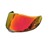 Moto Visière de Casque, écran Facial K5 protégé Contre Les UV for AGV K1 K1S K3SV K5 K5S Pare-Brise de visière de Casque (Utilisation Gold-Day Uniquement)(Revo Deep Red-Day Use Only)