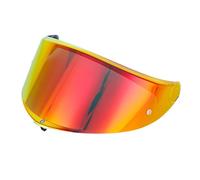 Moto Visière de casque K6 for AGV K6 K6S, visière de casque de moto de remplacement, anti-rayures, coupe-vent, visière intégrale for moto (claire de jour comme de nuit)(Deep Gold Red)