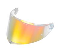 Moto Visière de casque K6 for AGV K6 K6S, visière de casque de moto de remplacement, anti-rayures, coupe-vent, visière intégrale for moto (claire de jour comme de nuit)(Revo Clear Red)