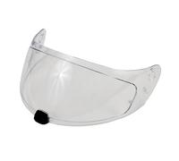 Moto Visière de Casque, lentille de visière de Casque de Moto Compatible avec HJC HJ-20-M C-70 IS-17 PC visière de Casque de Moto Coupe-Vent Anti-Rayures Lunettes de Protection (Rouge)(Clear)