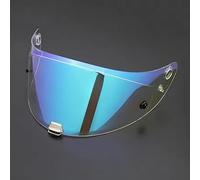 Moto Visière de casque moto for HJC Lens Rpha11 Rpha70 Venom Clown 1/2/3/4, protection contre le vent et les rayures, accessoires de remplacement for visière de casque moto, G Gold(K Aurora Blue)
