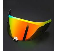 Moto Visière de casque moto for HJC Lens Rpha11 Rpha70 Venom Clown 1/2/3/4, protection contre le vent et les rayures, accessoires de remplacement for visière de casque moto, G Gold(E Golden Red)