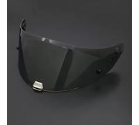 Moto Visière de casque moto for HJC Lens Rpha11 Rpha70 Venom Clown 1/2/3/4, protection contre le vent et les rayures, accessoires de remplacement for visière de casque moto, G Gold(L Deep Black)