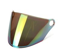 Moto Visière de Casque, visière de Casque de Moto Coupe-Vent, visière de Casque de vélo étanche, visière de Masque de Protection, lentille Universelle Rabattable (2)(1)