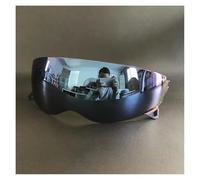 Moto Visière de Casque, visière Interne de Casque de Moto for Scorpion EXO Combat/Covert-X Retro Lens Sunshield Casque Accessoires (Bleu)(Blue)