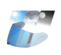 Moto Visière photochromique for Casque Moto Scorpion Exo 1400 Carbon, R1 et EXO 520, Protection UV (Rouge photochromique)(Photochromic Blue)