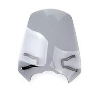Moto Windshield déflecteur Vent Pare-Brise avec Support pour Kawasaki pour Vulcan pour S en 650 2015 2016 2017 2018 2019 2020 2021 2022 2023(Gray)