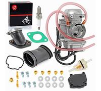 MOTO1988 Carburateur et collecteur d'admission pour Arctic Cat 250 1999 2000 2001 pour Arctic Cat 300 1998 1999 2000 Carb