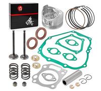 MOTO1988 Kit de reconstruction haut de gamme STD piston et anneau d'admission d'échappement et joint d'étanchéité à ressort pour chariot de golf Yamaha G21 G22 G27 G28 YDRA 2000-2013
