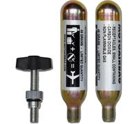 Motoairbag Kit 2 CO2 Cartouches, Universel, Taille unique