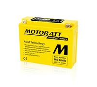 Motobatt Mb16au 12v 20.5ah Agm Battery Jaune