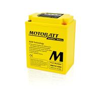 MOTOBATT - Batterie Moto AGM MBTX14AU | 12V 16.5Ah 250CCA | Scellée & Activée en Usine | Compatible avec YTX14AH, YTX14AHL, et plus | Compatible avec Honda, Yamaha, Kawasaki, Suzuki, BMW et toutes