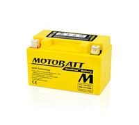 MOTOBATT - Batterie Moto AGM MBTX7ABS | 12V 7.0Ah 105CCA | Scellée & Activée en Usine | Compatible avec YTX7A-BS | Compatible avec Honda, Yamaha, Kawasaki, Suzuki, BMW et toutes