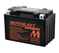 MOTOBATT - Batterie Moto AGM MBTX9UHD | 12V 10.5Ah 160CCA | Scellée & Activée en Usine | Compatible avec YTR9-BS, YTX9, et plus | Compatible avec Honda, Yamaha, Kawasaki, Suzuki, BMW et toutes