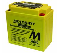 MotoBatt MB9U (12V 11 Amp) 140CCA Factory Activated QuadFlex AGM Battery