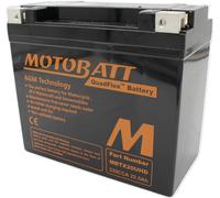 MotoBatt Batterie moto MBTX20UHD 12 V 21 Ah AGM Noir