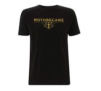 Motobecane Vintage Motorcycle Logo Scooter Bike Two Stroke T-Shirt Graphic Printed Top Tee for Men Black XL