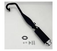 Motobike d'échappement Silencieux Silencieux d'échappement Universel pour Moto, pour Moteur 2 Temps pour 47cc 49cc, Pocket Quad, Mini Quad, avec Chambre