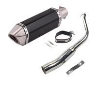 Motobike d'échappement Silencieux Systèmes complets pour CB600F pour Hornet 600 CB600 : échappement modifié avec Tube intermédiaire et Silencieux Amovible (DB Killer)