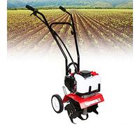 Motobineuse à Essence Thermique Compacte, Cultivateur Puissant Avec Poignées, 1,9 KW