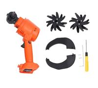 Motobineuse de Jardin sans Fil, motobineuse alimentée par Batterie 235 TR/Min avec Dents à 4 rangées, cultivateur électrique avec Largeur de Travail de 4 Pouces pour pelouses,