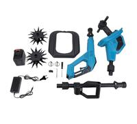 Motobineuse Électrique sans Fil, Ergonomique, Batterie 6000mAh, 360RPM, Compact, 22.86cm Largeur - Puissante, Confortable, pour Jardinage Facile