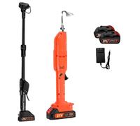 Motobineuse Électrique sans Fil pour Jardin, Cultivateur Manuel Compatible Largeur Et Profondeur de Travail de 10 Cm, Rotavator Électrique pour Sol de Jardin, 235 TR/Min Model B 2 Battery