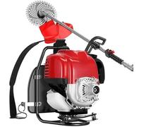 Motobineuse Et Cultivateur À Dos À Essence 4 Temps, Moteur 35.8CC Réservoir 1000ml, Carburateur À Membrane, pour Désherbage Labour Binage Récolte Défrichage Creusage De Fossés