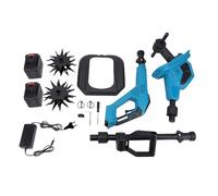 Motobineuse sans Fil, 170mm Profondeur de Culture, Batterie Rechargeable 6000mAh - Puissance 360RPM, Ergonomique et Polyvalente pour Jardin et Potager