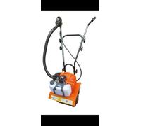 Motobineuse Thermique 52cc, Puissante avec Tube d'Aération, Système Anti-Poussière, Orange