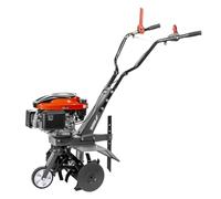 Motobineuse Thermique Dedra 2,7 KW 159 cm³ 4 Temps, Largeur de Travail 60 cm, Profondeur Jusqu’à 22 cm, 6 Jeux de Fraises en Acier trempé, Roue de Transport, Jardin Potager
