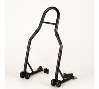 MOTOBLOUZ Béquille d'atelier Moto Arrière avec Support en Caoutchouc Black