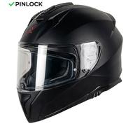 MOTOBLOUZ Casque Intégral ELEVEN 22.06 Black Mat | ECE 22.06 M