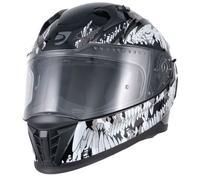 MOTOBLOUZ Casque Intégral EROS BEAST Black | ECE 22.06 XS