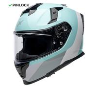 MOTOBLOUZ Casque Intégral MIRAGE ZEPHYR blue/white/grey Shiny | ECE 22.06 S