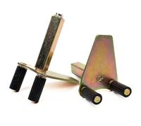 MOTOBLOUZ Support Béquille fourche en caoutchouc pour béquille