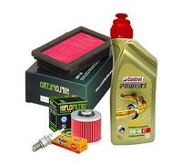 Motocar Kit révision Castrol Power 1 10W40, filtre à huile, à air, bougies pour MT-03/XT 660 R/X