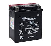 Motocar - Yuasa YTX7L-BS - Batterie scellée 12 V, 6 Ah, 100 CCA, acide inclus
