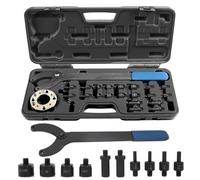 MOTOCOCHE Contre Support Vilebrequin pour VAG Courroie Crantée Échange Outil T10172A T10554 Outils pour Arbres à Cames Moteur Compatible avec VW avec Audi avec Skoda